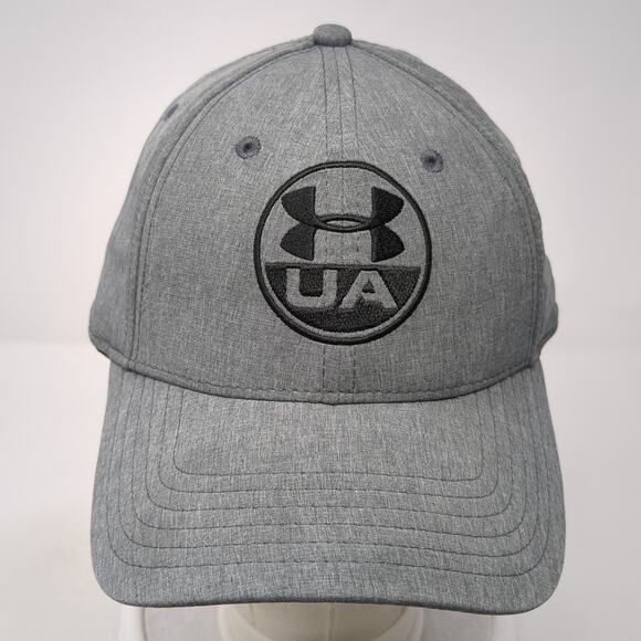 Under Armour Baseball Cap Gray Size XL Embroidered 6 Panel Polyester Blend - Picture 2 of 9